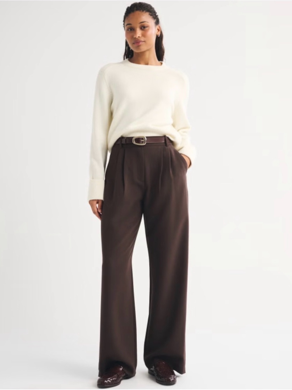 Abercrombie & Fitch Trousers (Dark Brown)